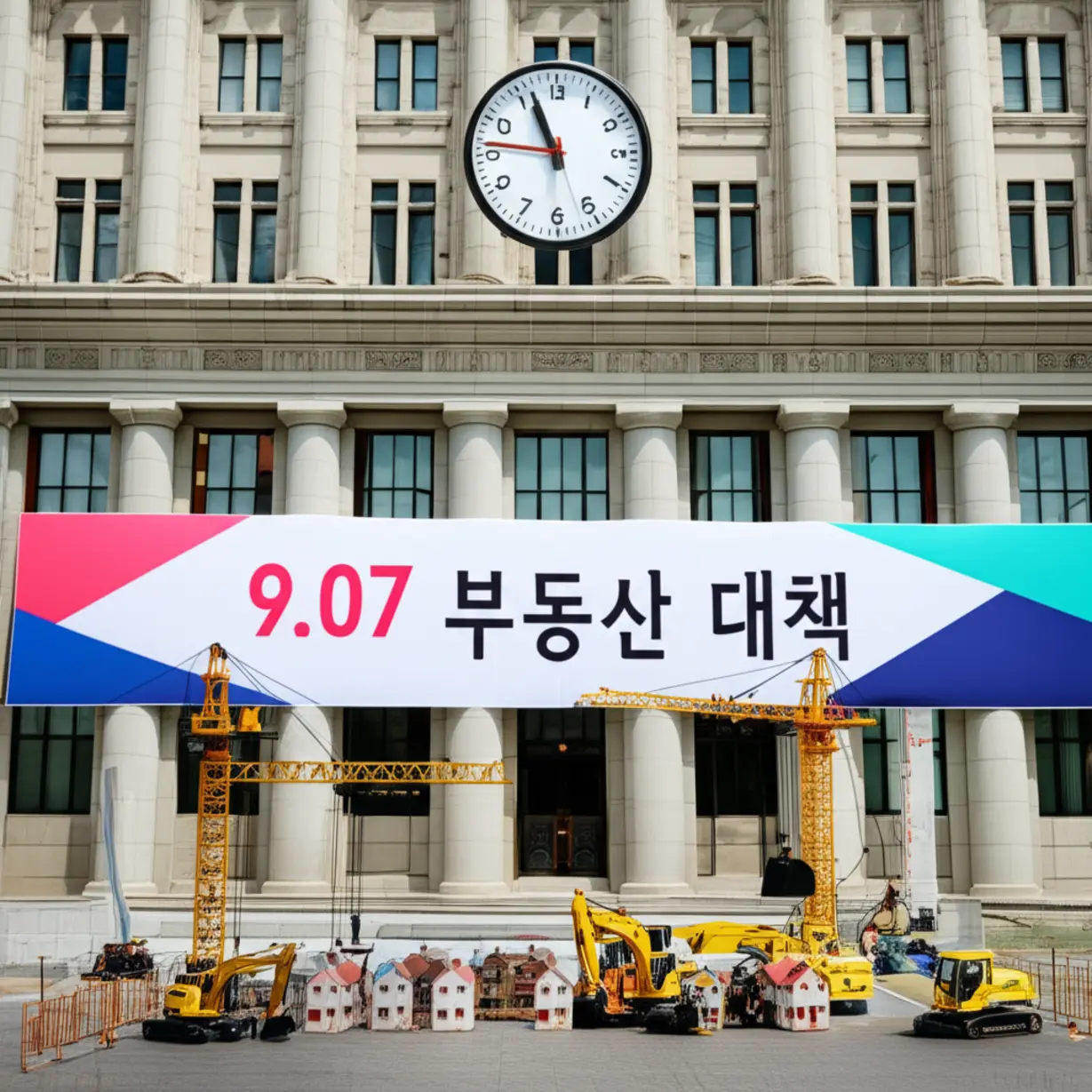 정부-건물이-보이고-