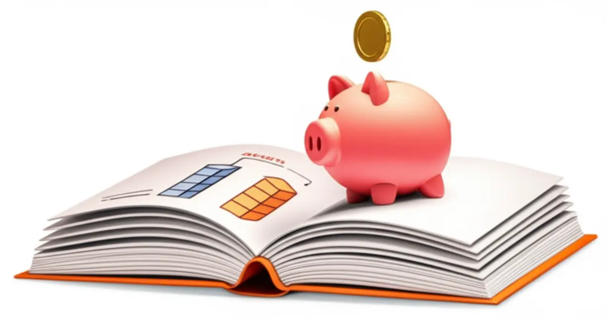 PBR-개념을-설명하는-귀여운-3D-그림.-기업-가치와-투자-지표를-상징합니다.