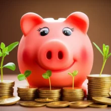 청년미래적금-상징하는-귀여운-저금통과-동전,-미래-재테크와-목돈-마련을-나타냅니다.