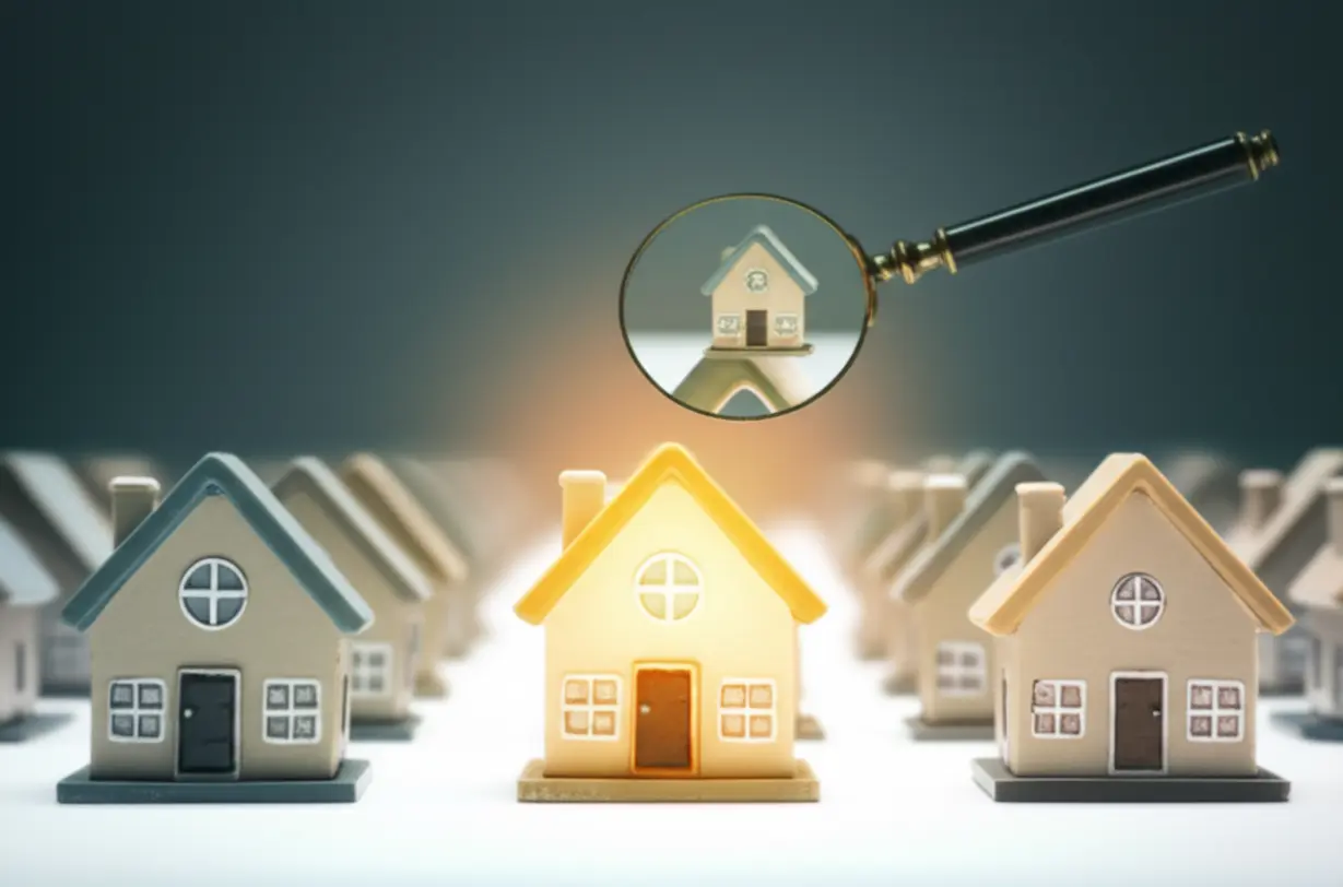 똘똘한-한-채-선호-현상을-상징하는-귀엽고-깔끔한-3D-주택-모형.-부동산-시장에서-현명한-선택과-전략-수립의-필요성을-보여줍니다.