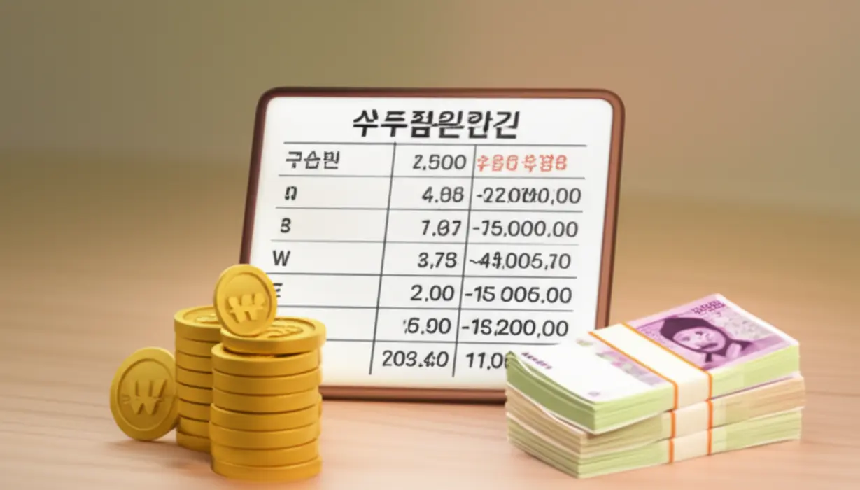 장유-더샵-신문그리니티-2차-아파트-분양가를-알기-쉽게-보여주는-재정-장부와-돈다발-3D-이미지,-내집마련-예산-계획에-도움이-됩니다.