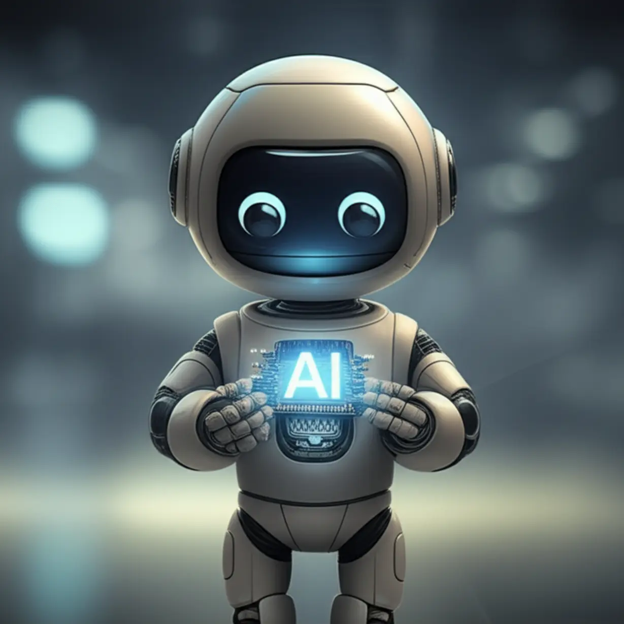 인공지능-기술을-상징하는-귀여운-로봇이-빛나는-회로-기판을-들고-있는-모습.-노타-AI의-첨단-기술력을-나타내는-3D-이미지입니다.