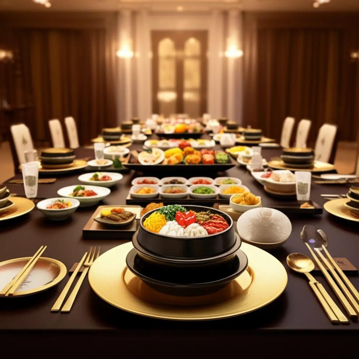 경주-APEC-정상회담-한국-음식-홍보-효과.-세계-정상-위한-한정식-만찬-테이블-이미지.-K푸드-글로벌-확산.