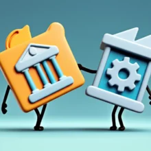 금산분리-완화를-상징하는-금융-건물과-산업-건물이-부드럽게-가까워지는-3D-이미지.-금융-시장-변화,-경제-성장,-삼성생명,-두나무,-SK-등-기업의-미래를-나타냅니다.