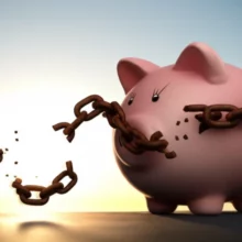 새도약기금-빚-탕감-신용회복-희망-이미지-귀여운-저금통-깨진-쇠사슬