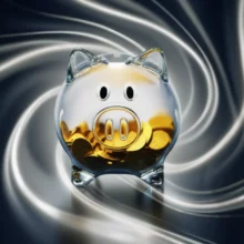 안전한-주식-투자-보호를-상징하는-튼튼한-저금통이-금화를-지키는-모습,-주식시장-내부자-정보와-투자자-보호의-중요성을-보여줍니다.