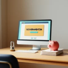 정부24-인터넷-전입신고와-확정일자-온라인-신청으로-세입자-보증금을-안전하게-지키는-모습을-아늑하게-표현한-3D-일러스트.