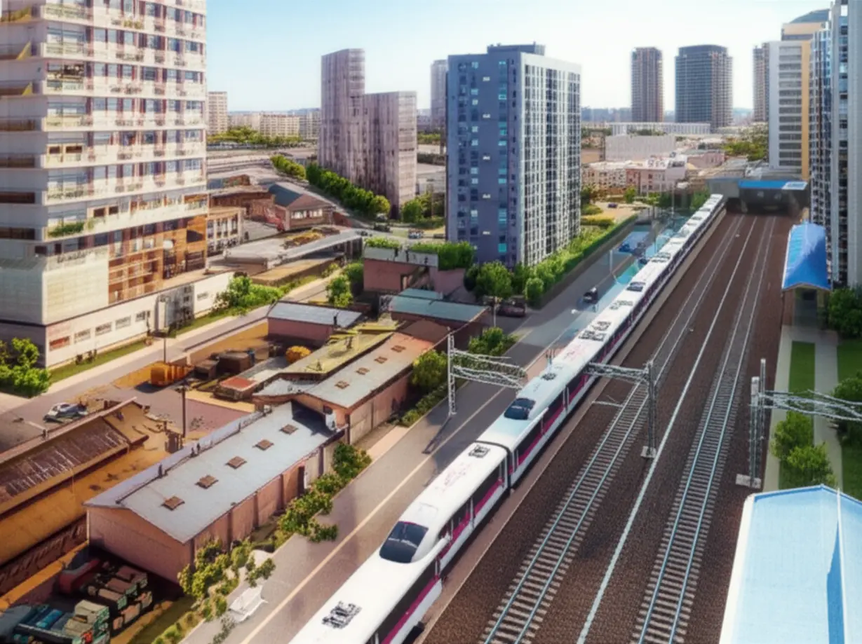 서대구-부동산-시장의-긍정적-변화와-투자-기회를-표현한-귀여운-3D-일러스트.-노후-지역에서-신축-아파트와-교통망으로-변화하는-도시-풍경.