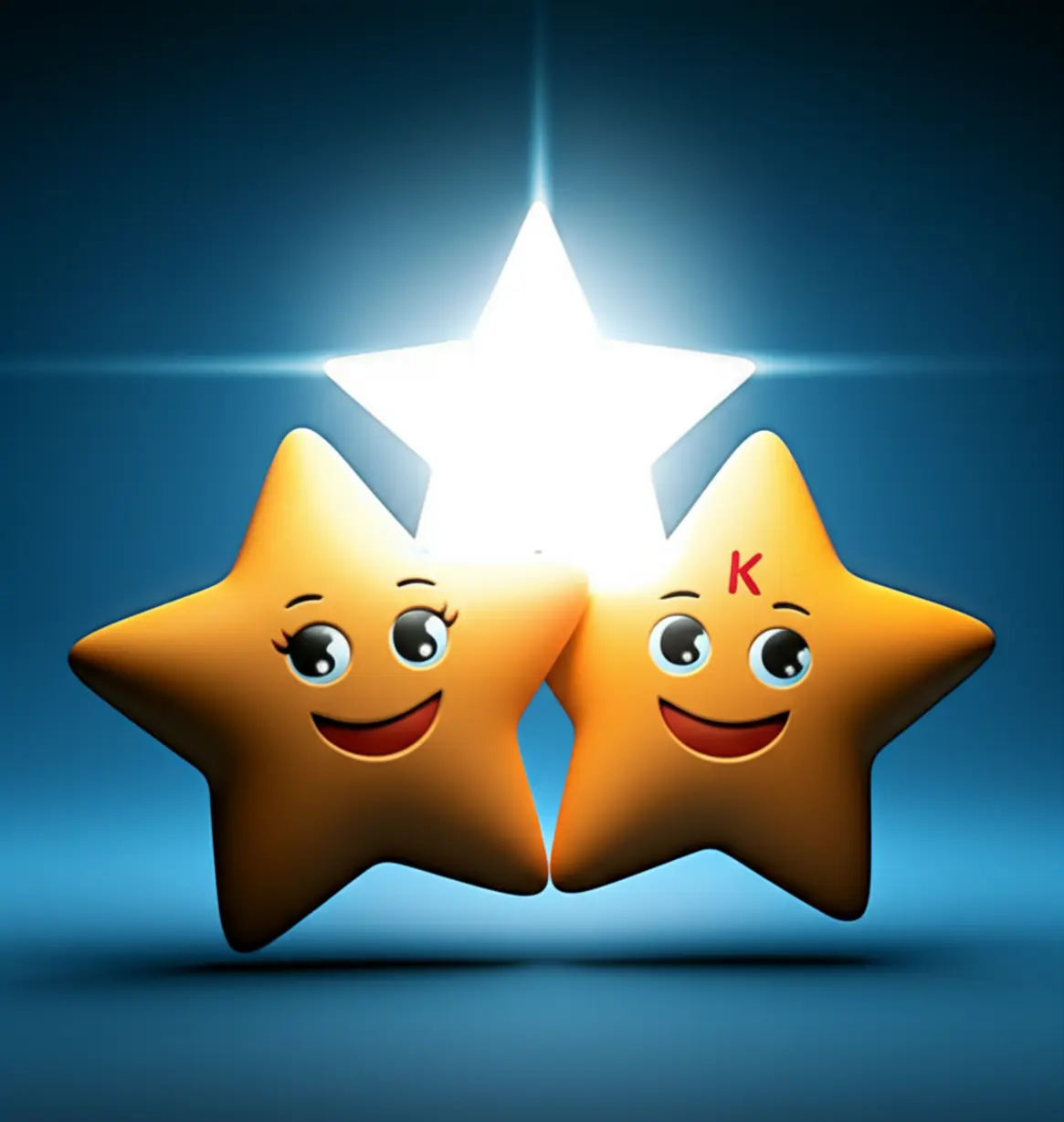 회원-등급-합산-전환과-더-높은-등급-기회를-상징하는-귀여운-아시아나와-대한항공-별이-합쳐져-더-크고-빛나는-별을-이루는-3D-이미지.-마일리지-우수회원-혜택을-시각적으로-나타냅니다.