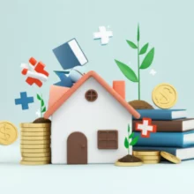2025년-한부모가정-지원금-혜택을-상징하는-따뜻하고-포근한-집,-책,-동전,-의료-상징이-어우러진-3D-이미지입니다.-정부-지원으로-안정적인-생활을-돕는-모습을-표현했습니다.