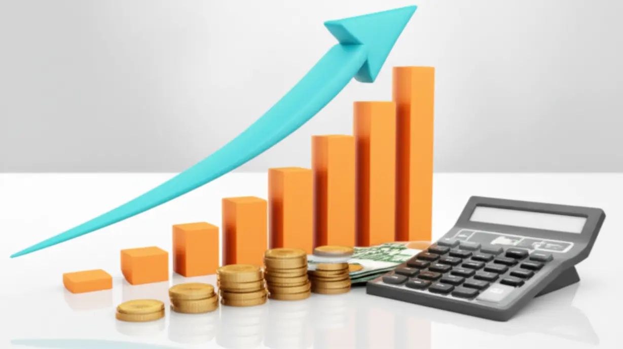 2025년-한부모가정-소득기준을-나타내는-3D-금융-그래프와-동전-이미지입니다.-소득-심사의-중요성을-직관적으로-보여줍니다.