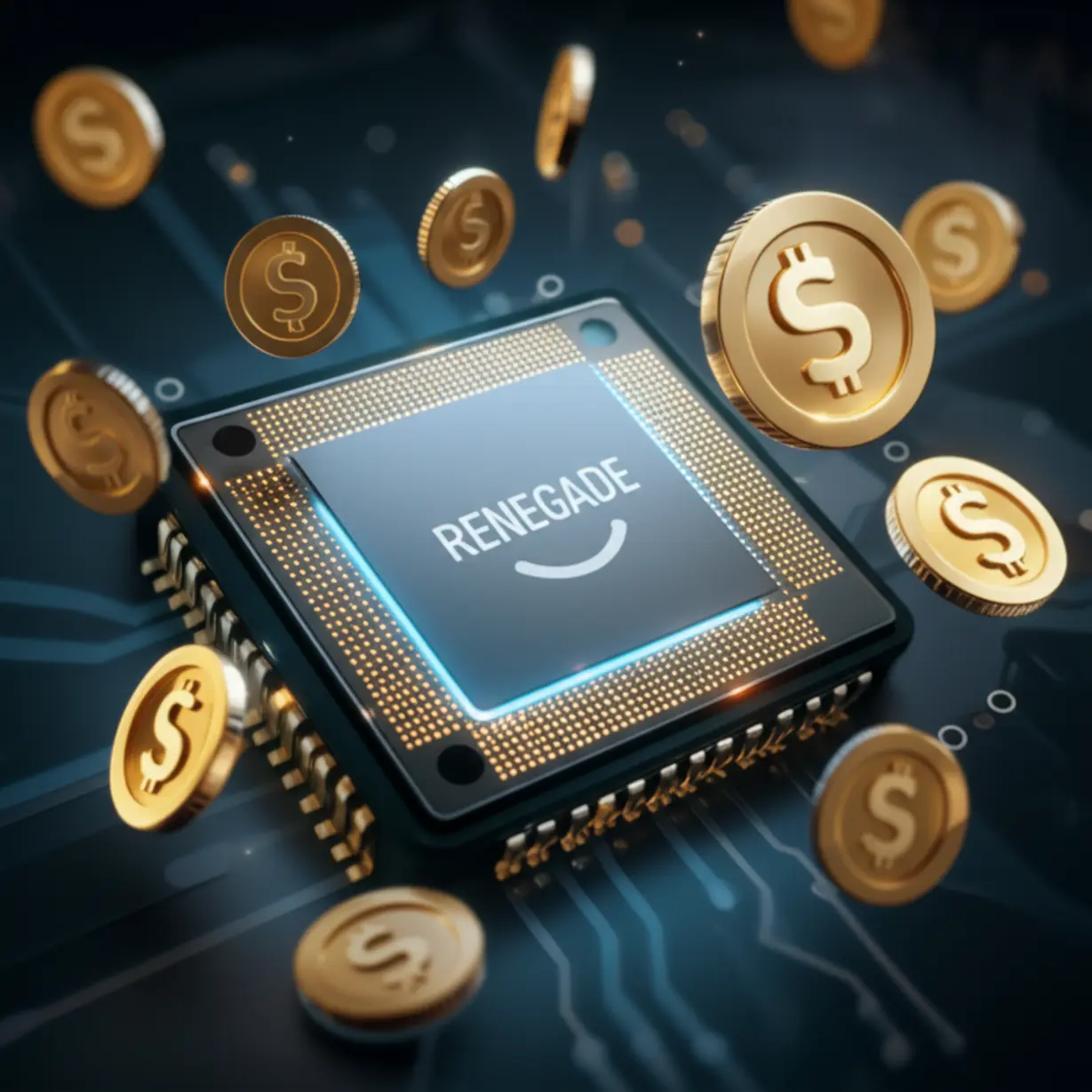 퓨리오사AI의-AI-반도체-칩-주변으로-많은-투자가-모이는-모습을-표현한-귀여운-3D-이미지