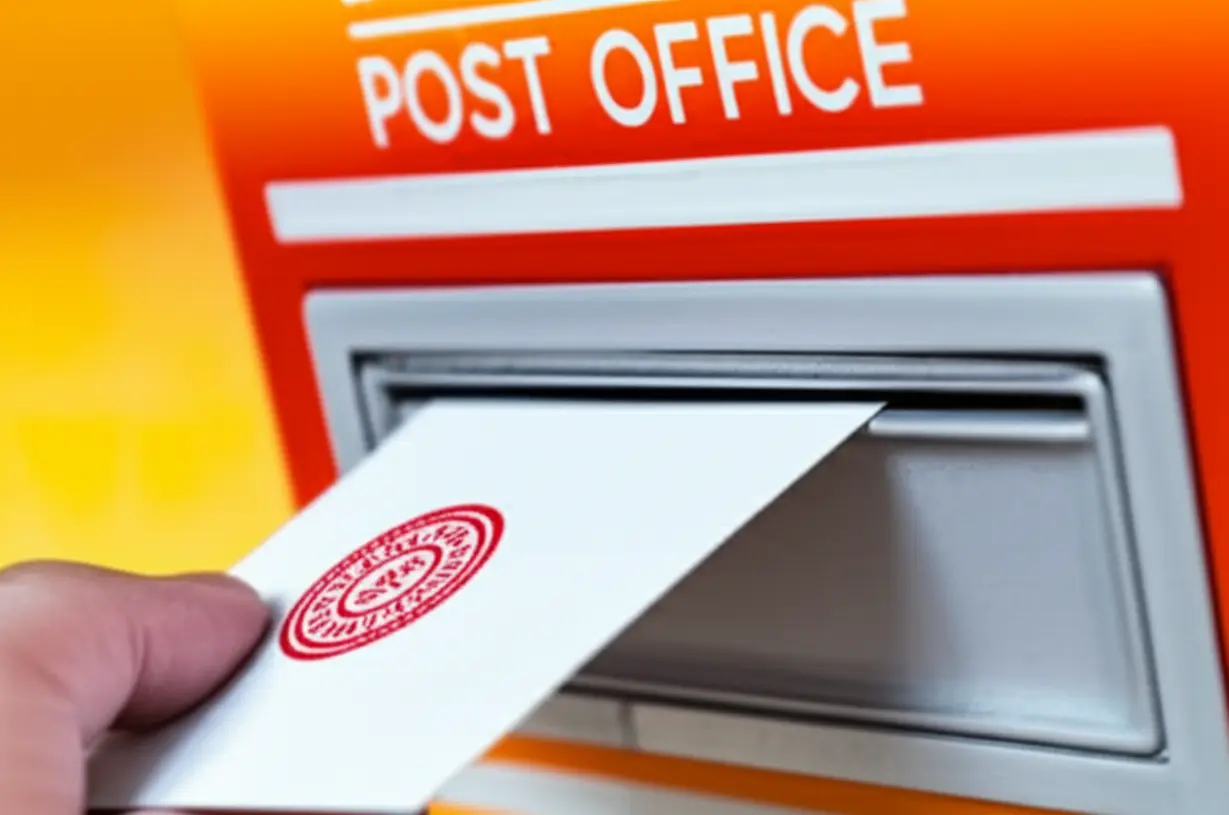 빨간-도장이-찍힌-내용증명-서류가-우체통에-들어가는-귀여운-모습,-발급-거부-시-내용증명-발송-방법을-보여주는-이미지