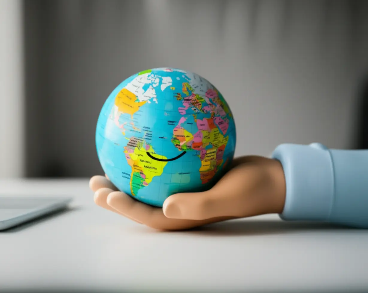 지구본의-한-부분을-3D-손이-관리하듯-잡고-있는-귀여운-이미지.-중국-희토류-수출-통제와-글로벌-공급망-문제를-시각적으로-보여줍니다.