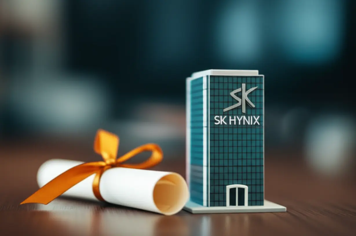 졸업과-동시에-SK하이닉스-취업을-보장하는-계약학과를-상징하는-3D-졸업장과-회사-건물-이미지.