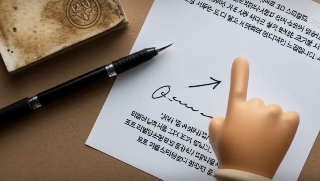 인감증명서와-본인서명확인서가-나란히-있는-3D-이미지로,-서명-서류가-더-밝고-현대적인-모습입니다.-본인서명확인서가-인감증명서를-대체하는-의미를-전달합니다.