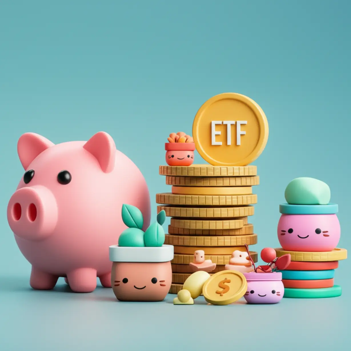 귀여운-3D-저금통-옆에-다양한-희토류-관련-기업이나-자원을-상징하는-작은-3D-자산들이-모여-있는-모습.-희토류-ETF를-통한-분산-투자를-의미합니다.