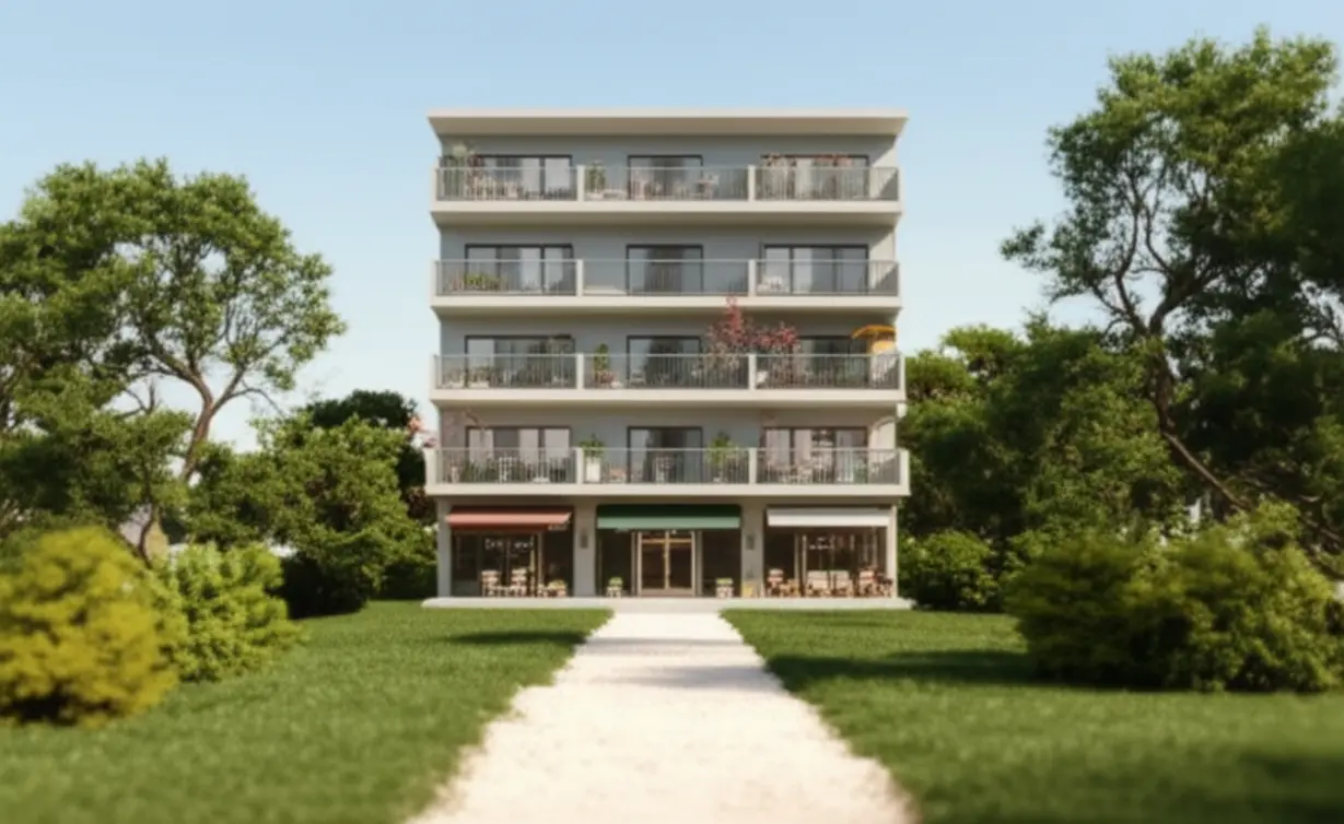 안정적인-월세-수입을-상징하는-경기도-상가주택의-귀여운-3D-모형.-조기-은퇴-후-경제적-자유를-꿈꾸며-건물주가-된-필자의-선택을-보여주는-이미지.