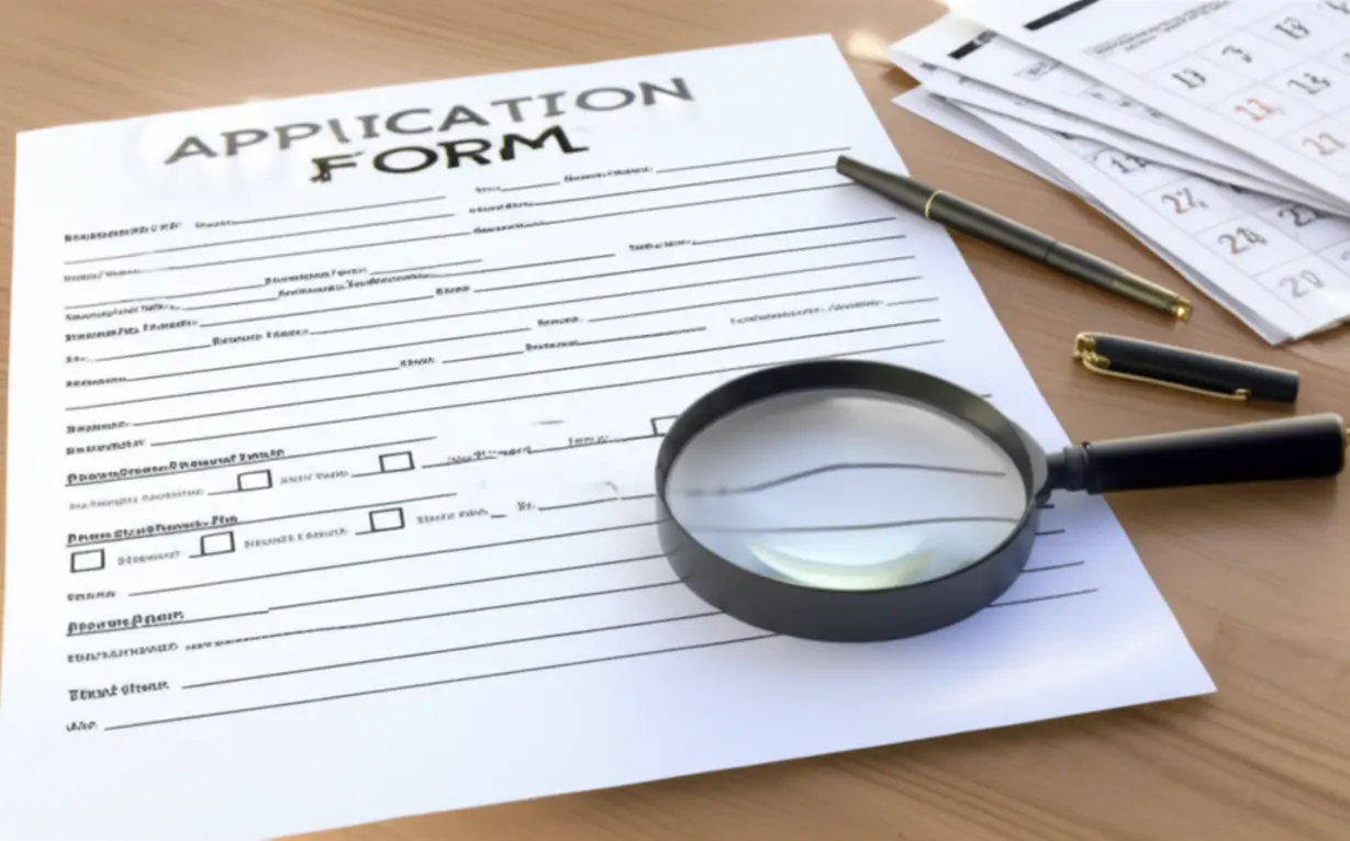 한부모가정-지원금-신청-절차를-나타내는-3D-서류,-펜,-돋보기,-달력-이미지입니다.-신청-방법과-유의사항을-강조합니다.