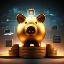금산분리-완화,-AI-시대-투자-기회를-상징하는-귀여운-황금-돼지-저금통과-빛나는-AI-칩.